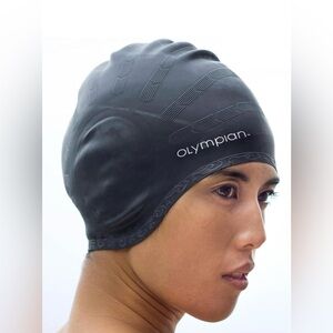 Olympian Performance Swim Cap - Black